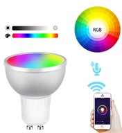 Inteligentná LED žiarovka GU10 RGB+CCT WIFI TUYA STMIETNUTÁ Inteligentná LED žiarovka GU10 RGB+CCT WIFI TUYA STMIETNUTÁ