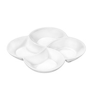 Wilmax delený tanier na občerstvenie, orechy, 25,5x25,5 cm, porcelán Wilmax delený tanier na občerstvenie, orechy, 25,5x25,5 cm, porcelán