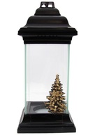 Sviečka vianočný stromček sklenená kaplnka Vianoce