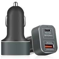 AUTONABÍJAČKA PD 45W 20V QC3.0 36W USB-C AUTONABÍJAČKA PD 45W 20V QC3.0 36W USB-C