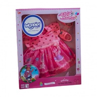 Oblečenie pre bábiky 43-46 cm Ružové šaty