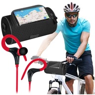 TAŠKA NA BICYKEL, SANIT NA RIADITEĽKY S PÁSKOM + ŠPORTOVÉ SLÚCHADLÁ S OVLÁDAČOM TAŠKA NA BICYKEL, SANIT NA RIADITEĽKY S PÁSKOM + ŠPORTOVÉ SLÚCHADLÁ S OVLÁDAČOM
