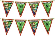 GIRLAND BANNER MINECRAFT CREEPER TNT DARČEK 230cm GIRLAND BANNER MINECRAFT CREEPER TNT DARČEK 230cm