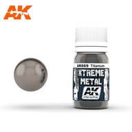 AK INTERACTIVE 669 XTREME METAL - TITANIUM 30ml AK INTERACTIVE 669 XTREME METAL - TITANIUM 30ml