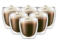 TERMÁLNE POHÁRE NA KÁVU LATTE 250ml SADA 6 ks TERMÁLNE POHÁRE NA KÁVU LATTE 250ml SADA 6 ks