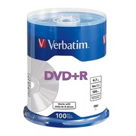 Verbatim DVD+R x16 100 ks. logo