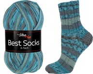 Vlna-Hep Socks Najlepšia 4-fach 7309 ponožková priadza Vlna-Hep Socks Najlepšia 4-fach 7309 ponožková priadza