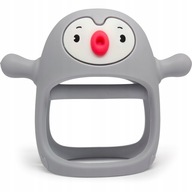 SMILY MIA silikónové hryzátko PENGUIN Buddy Grey 3+ SMILY MIA silikónové hryzátko PENGUIN Buddy Grey 3+