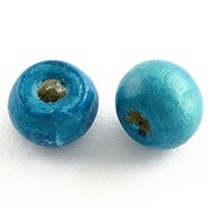 VEĽKOOBCHOD Drevené korálky Modré 20mm 40ks VEĽKOOBCHOD Drevené korálky Modré 20mm 40ks