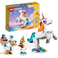 LEGO CREATOR BLOCKS SADA BLOKOV KÚZELNÝ JEDNOROŽEC PÁV MORSKÝ KORNÍK 3V1 LEGO CREATOR BLOCKS SADA BLOKOV KÚZELNÝ JEDNOROŽEC PÁV MORSKÝ KORNÍK 3V1