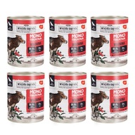 Wiejska Zagroda mokré krmivo pre psov Hovädzie mäso 800g x 6 ks. Monoproteín Wiejska Zagroda mokré krmivo pre psov Hovädzie mäso 800g x 6 ks. Monoproteín