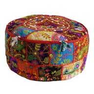 INDICKÝ VANKÚŠ PUFA NA SEDENIE JOGA MEDITAČNÁ PUMPA BOHO RUČNE VYROBENÉ INDICKÝ VANKÚŠ PUFA NA SEDENIE JOGA MEDITAČNÁ PUMPA BOHO RUČNE VYROBENÉ