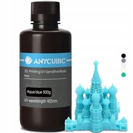 Živica Anycubic Standard Aqua Blue 0,5 kg