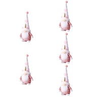 Valentine Gnome Sada plyšových škriatkov na stôl 5 Valentine Gnome Sada plyšových škriatkov na stôl 5