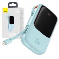 BASEUS Externá batéria Powerbank 10000mAh PD 20W s Lightning káblom BASEUS Externá batéria Powerbank 10000mAh PD 20W s Lightning káblom
