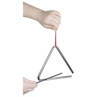 Veľký kovový hudobný trojuholník