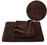 Hnedá kúpeľná osuška 50x90 cm, froté bavlna
