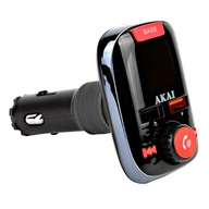 VYSIELAČ Bluetooth FM AUTO VYSIELAČ AKAI FMT-74BT VYSIELAČ Bluetooth FM AUTO VYSIELAČ AKAI FMT-74BT