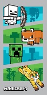 Plážová osuška 70x140 Minecraft Steve Creeper Original Plážová osuška 70x140 Minecraft Steve Creeper Original