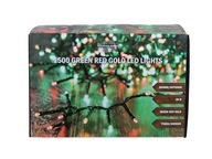 GIRLANDA 1500 LED trojfarebná svetelná reťaz 30m GIRLANDA 1500 LED trojfarebná svetelná reťaz 30m