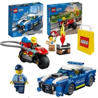LEGO City 60312 Policajné auto Policajné auto + LEGO Hasičský zbor 60410 Motor LEGO City 60312 Policajné auto Policajné auto + LEGO Hasičský zbor 60410 Motor
