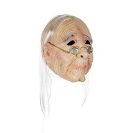 Babička stará mama latexová maska ​​stará žena