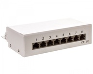 Ethernetový patch panel STP cat.5e 8-portový 68882