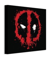 Obraz na plátne Marvel Deadpool Splat 40x40 cm Obraz na plátne Marvel Deadpool Splat 40x40 cm