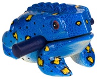 Guiro žabka AFROTON AFR738B 14cm modrá