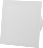 Kúpeľňový ventilátor tichý 100mm biely lesklý ABS