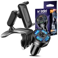 DRŽIAK KLIPY NA PALUBNÚ DOSKU + 4 USB NABÍJAČKA DRŽIAK KLIPY NA PALUBNÚ DOSKU + 4 USB NABÍJAČKA