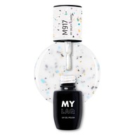 Hybridný lak na nechty MYLAQ My Milky Flakes 5 ml Hybridný lak na nechty MYLAQ My Milky Flakes 5 ml