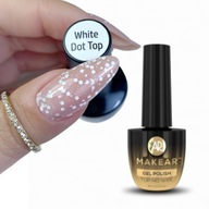 Makear White Dot Top Dots Polka Dots 8ml Makear White Dot Top Dots Polka Dots 8ml