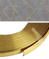 Pružná zlatá ozdobná lišta 14mm