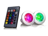 SET 2x FAREBNÉ LED RGB GU10 OSVETLENIE + DIAĽKOVÉ OVLÁDANIE