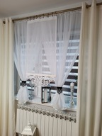 Hotová záclonová záclona voál prelamovaná biela 300x150cm Hotová záclonová záclona voál prelamovaná biela 300x150cm