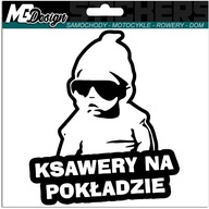 Nálepka KSAWERY IN THE AU AUTO 18x14 farba Nálepka KSAWERY IN THE AU AUTO 18x14 farba