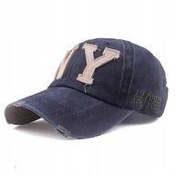NY Air Force džínsová baseballová čiapka, modrá