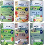 Baltica mokré krmivo pre psov mix príchutí 6x400g
