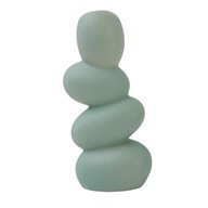 Minimalistické modré keramické kvetináče Minimalistické modré keramické kvetináče