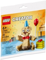 Vrecúško LEGO CREATOR 30582 NARODENINOVÝ MEDVEĎ