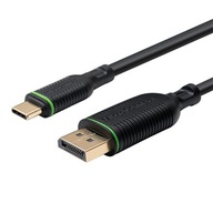 MicroConnect USB-C Displayport kábel 1m
