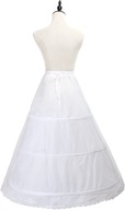 Tuka spodnička s kolieskami k bielym svadobným šatám