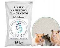 Pieskový kúpeľový prach pre hlodavce 25kg, certifikát PZH Pieskový kúpeľový prach pre hlodavce 25kg, certifikát PZH
