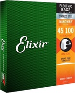 Elixir 14652 Nanoweb Bass Light 45-100 Elixir 14652 Nanoweb Bass Light 45-100