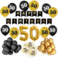 Sada 50 narodeninových 50 balónov 100 CM
