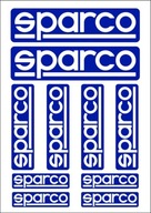 Sada nálepiek s logom Sparco 10 ks Sada nálepiek s logom Sparco 10 ks