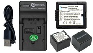 BATÉRIA. PRE PANASONIC CGA-DU14 CGA-DU07 CGA-DU21E 1500MAH + NABÍJAČKA