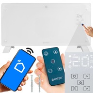ELEKTRICKÝ SKLENENÝ RADIÁTOR 2000W LED WIFI + DIAĽKOVÉ OVLÁDANIE NA PODLAHU ALEBO STENU ELEKTRICKÝ SKLENENÝ RADIÁTOR 2000W LED WIFI + DIAĽKOVÉ OVLÁDANIE NA PODLAHU ALEBO STENU
