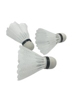 Sada 3 plastových badmintonových loptičiek
